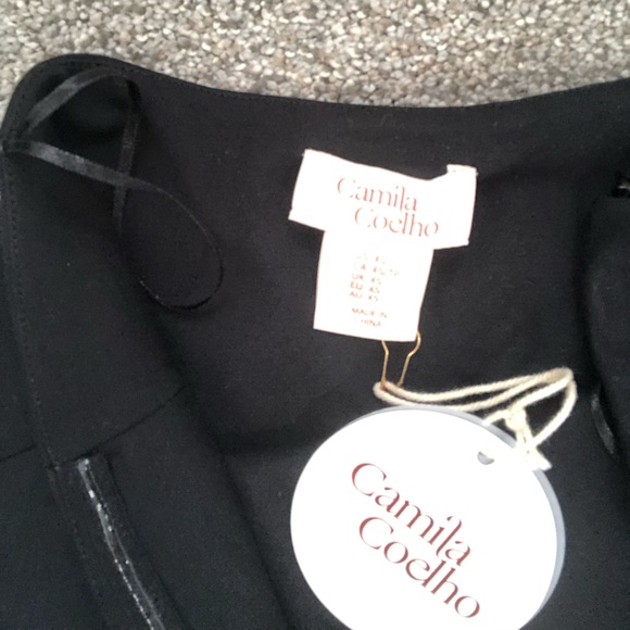 NWT Camila Coehlo Black and White Strapless Mini Bubble Skirt Dress Size XS - Picture 10 of 16